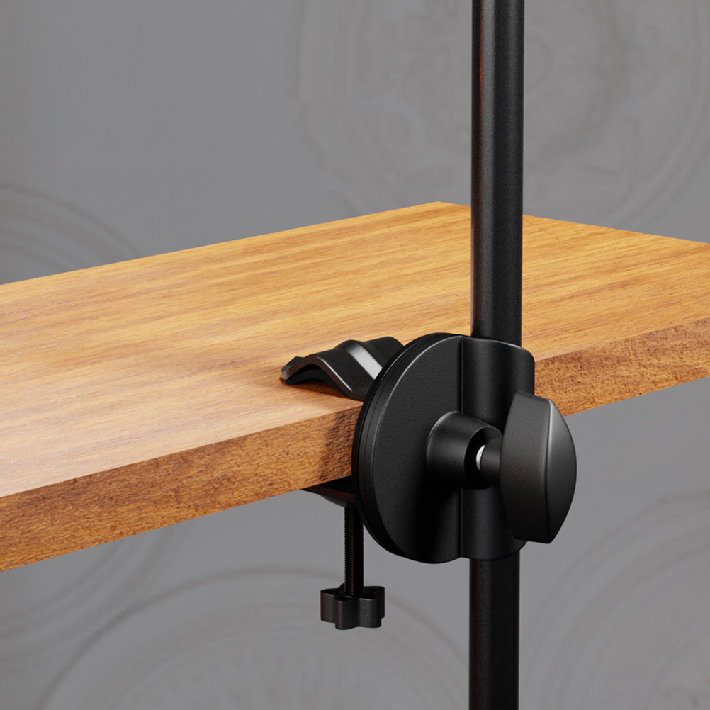 Microphone Stand Boom Arm Floor - Mic كليب ميكروفون مكتب الذراع كليب