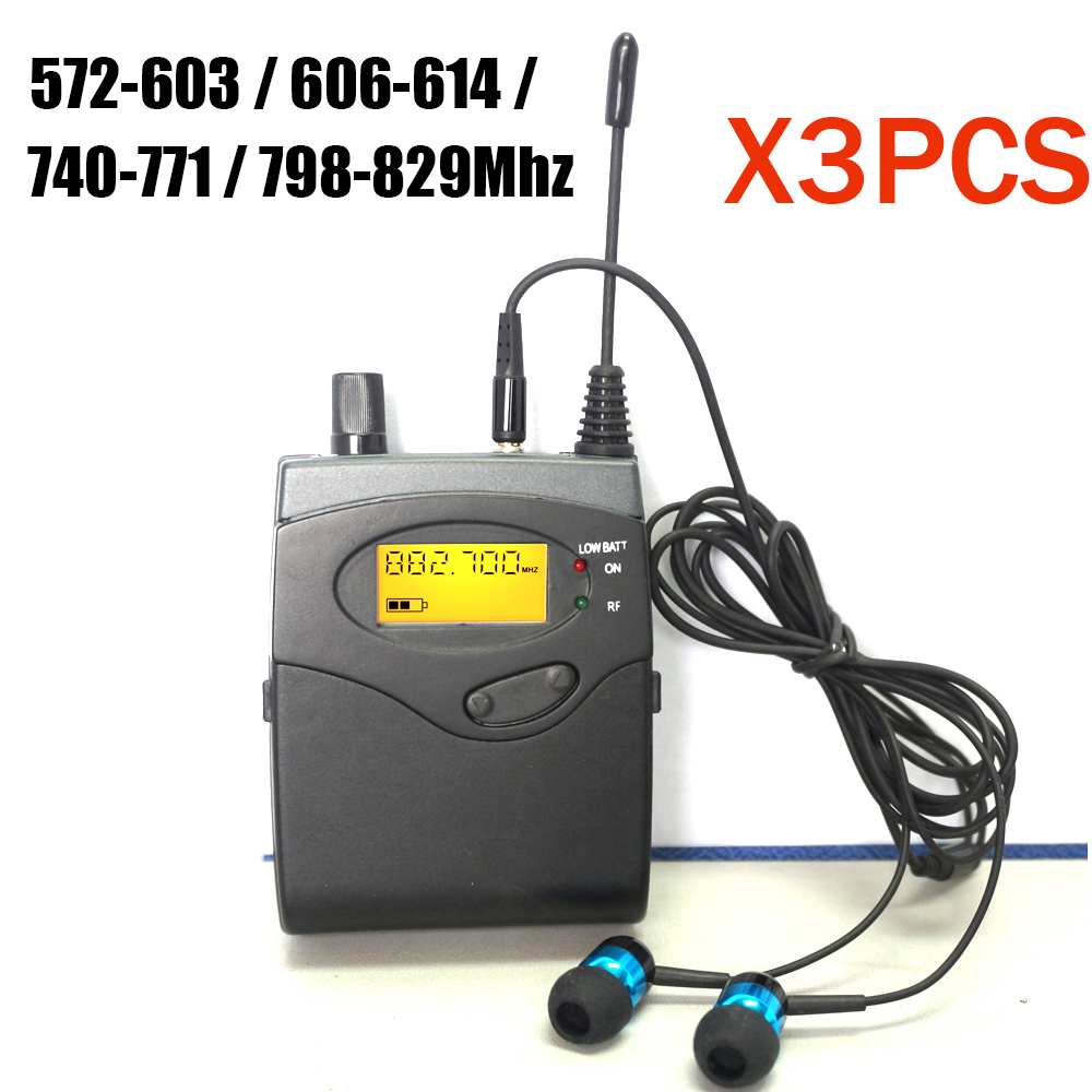 Wireless Lavalier Microphone Dual Receiver - جهاز استقبال Leicozic مكون من 3
