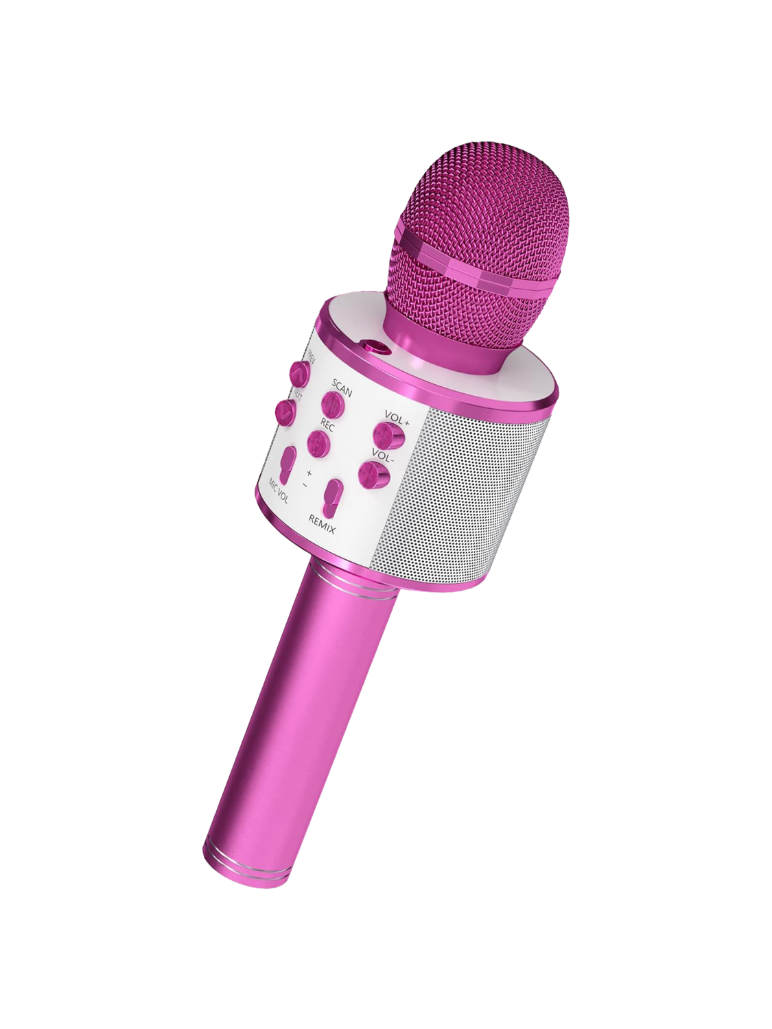 Bluetooth Karaoke Microphone Handheld - ميكروفون لاسلكي بخمسة ميكروفونات مع سماعة