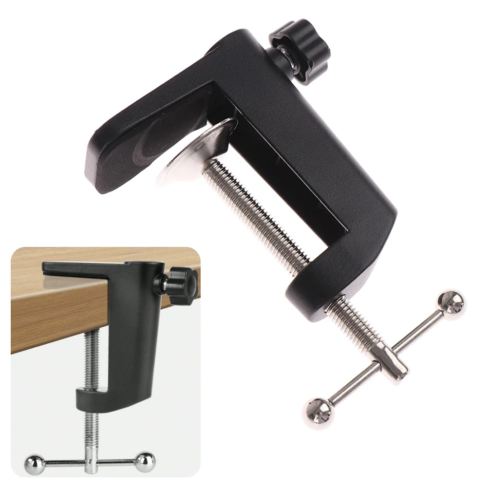 Microphone Shock Mount Universal - C-شكل كليب مكتب الجدول جبل المشبك