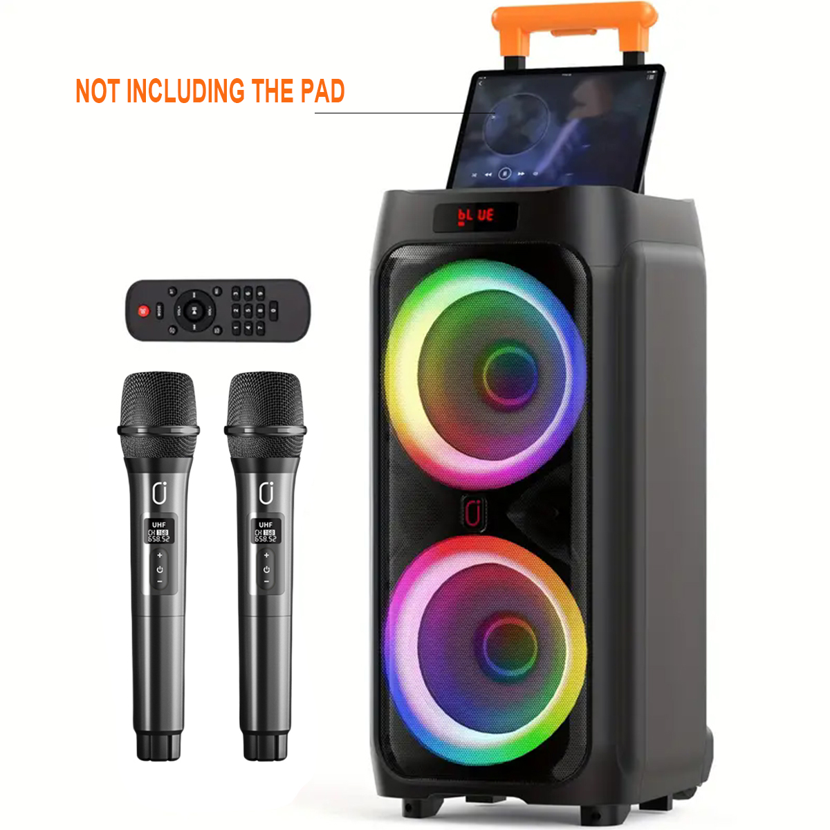 Pa Sound System Battery Portable Outdoor - جهاز كاريوكي Jyx T9 مع ميكروفونين
