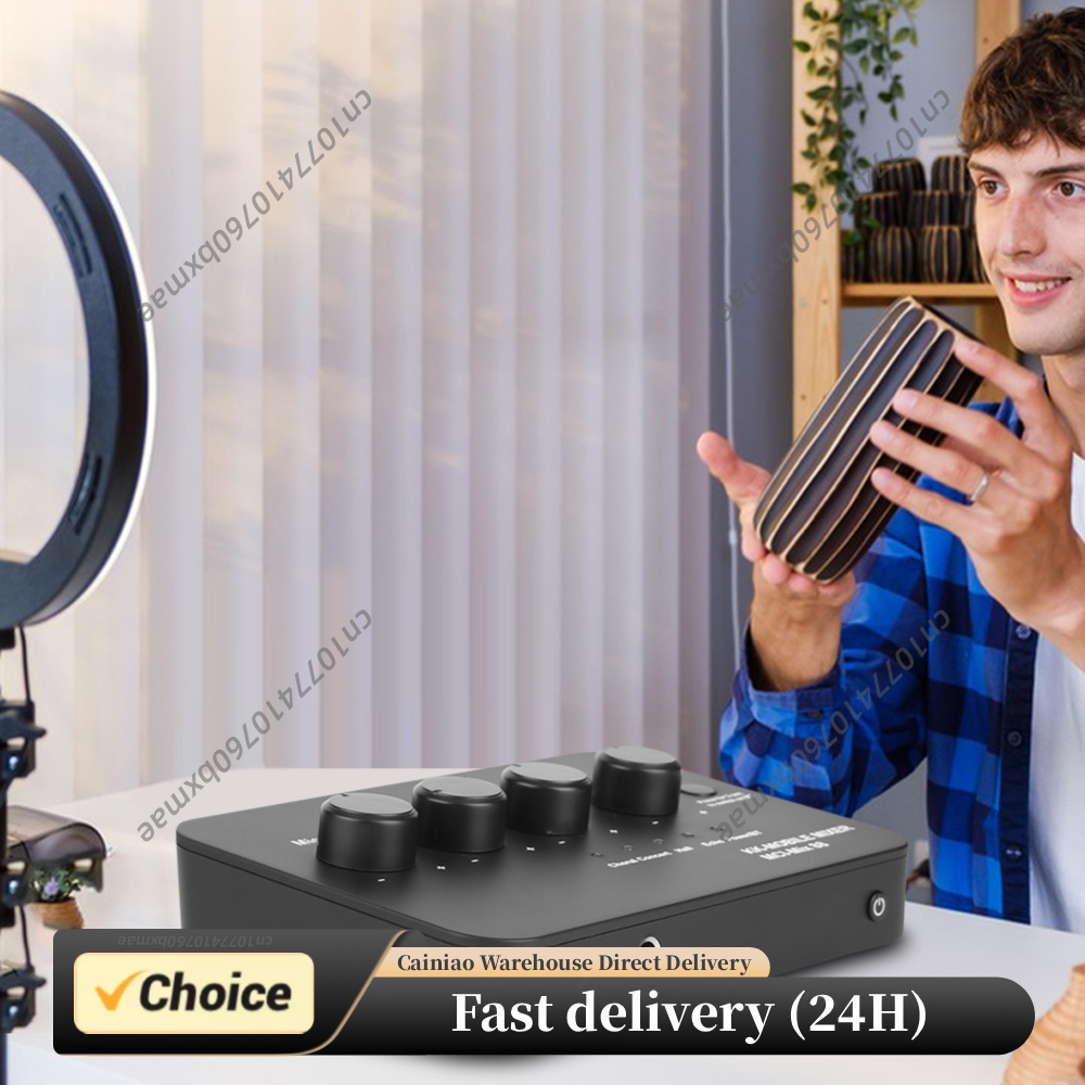 Karaoke Amplifier Mixer Bluetooth - جهاز مزج صوت الكاراوكي مع مدخل