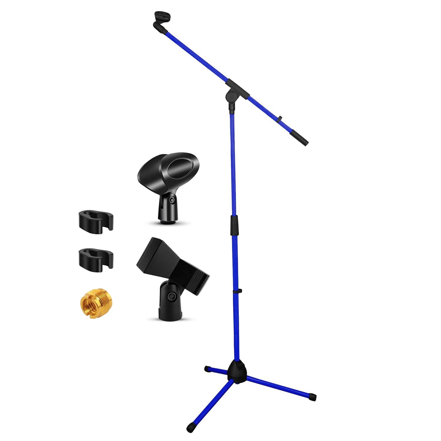 Microphone Stand Boom Arm Floor - حامل ميكروفون ثلاثي القوائم بخمسة نقاط