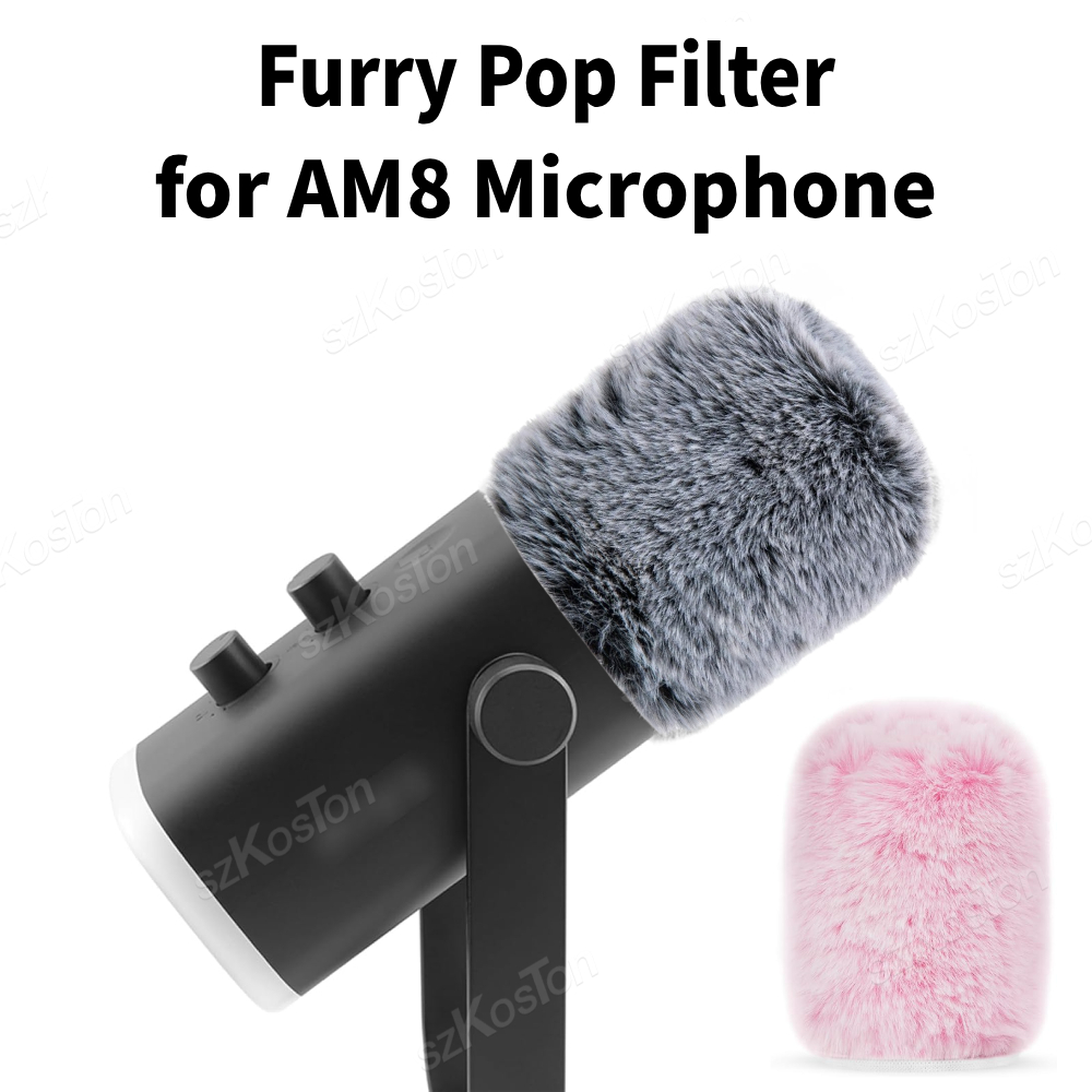 Microphone Pop Filter Foam Windscreen - غطاء ميكروفون عازل للرياح لتقليل الضوضاء