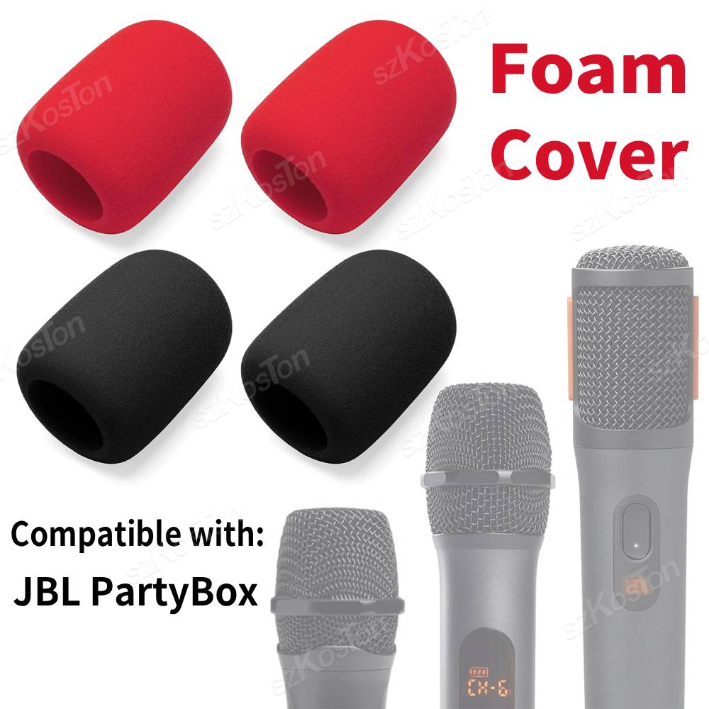Microphone Pop Filter Foam Windscreen - غطاء إسفنجي للميكروفون مكون من قطعتين