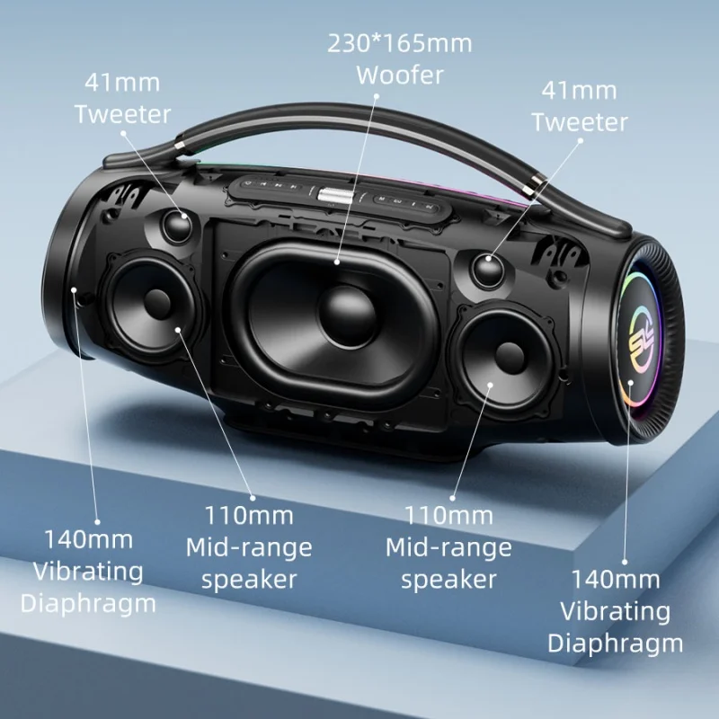 مكبر صوت بلوتوث خارجي SODLK S1 - مراجعة Karaoke Machine Portable With 2 Mic وسعره