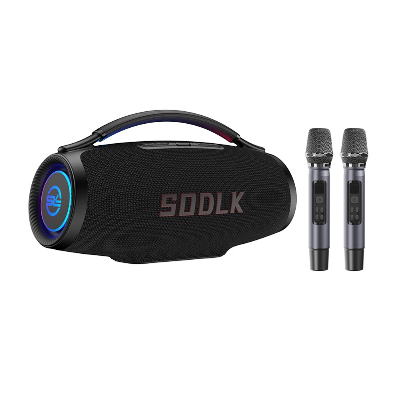 مكبر صوت بلوتوث خارجي SODLK S1 - مراجعة Karaoke Machine Portable With 2 Mic وسعره