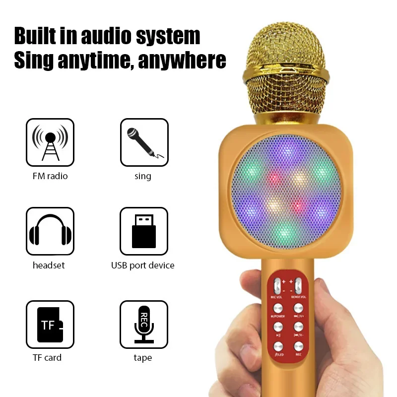 WS1816 ميكروفون كاريوكي لاسلكي - مراجعة Bluetooth Karaoke Microphone Handheld وسعره