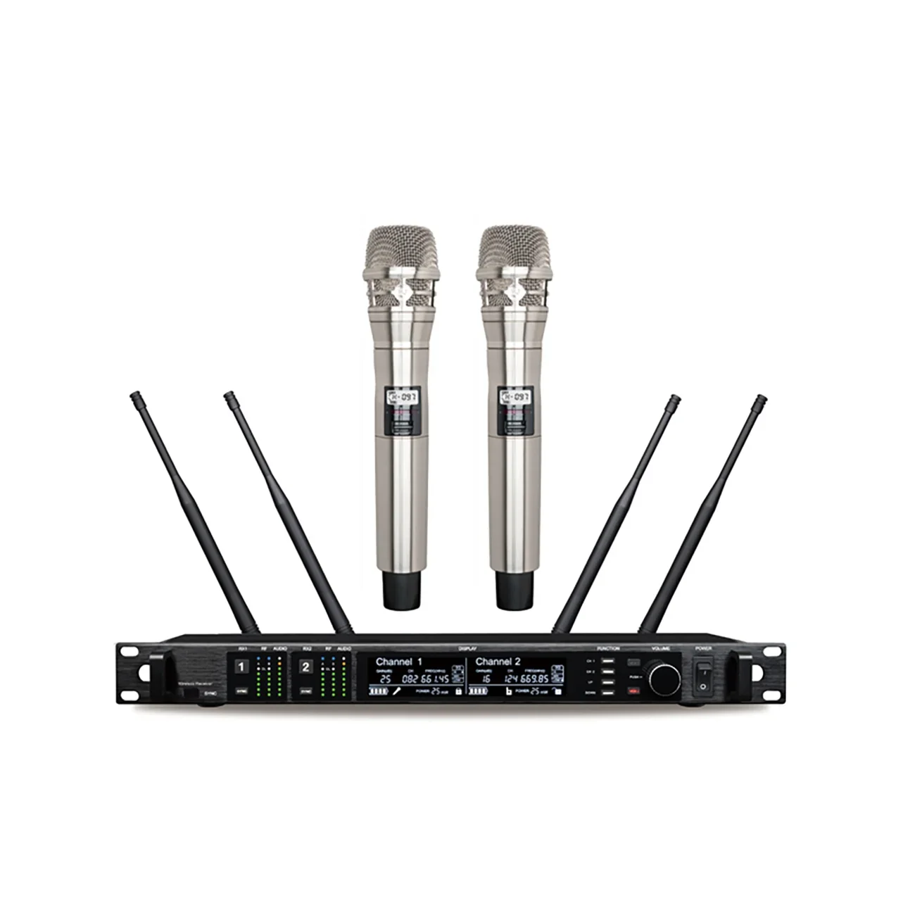 أفضل جهاز استقبال ميكروفون لاس - مراجعة Wireless Lavalier Microphone Dual Receiver وسعره