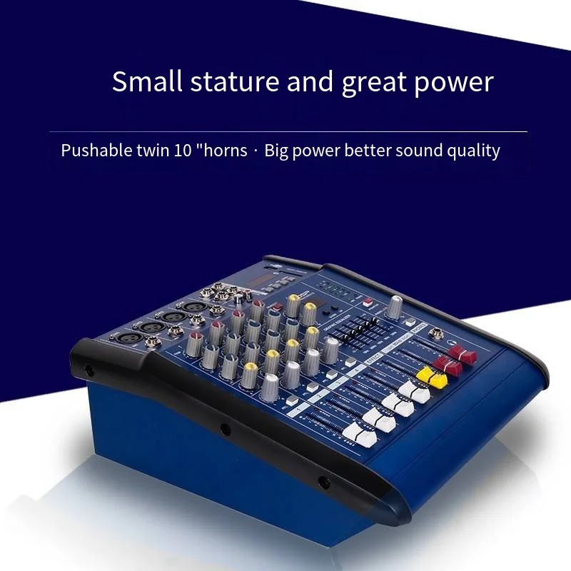 مضخم صوت احترافي، خلاط دي جي ب - مراجعة Karaoke Amplifier Mixer Bluetooth وسعره