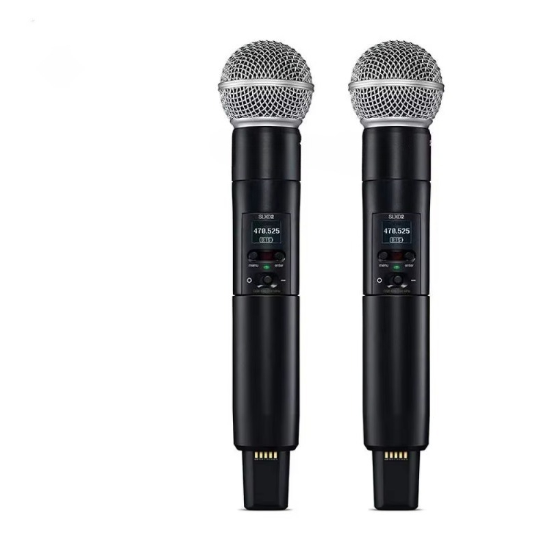 نظام ميكروفون لاسلكي ثنائي الق - مراجعة Uhf Wireless Microphone System Dual Channel وسعره