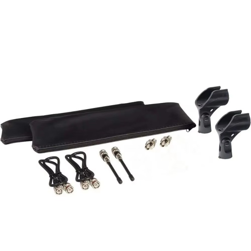 نظام ميكروفون لاسلكي ثنائي الق - مراجعة Uhf Wireless Microphone System Dual Channel وسعره