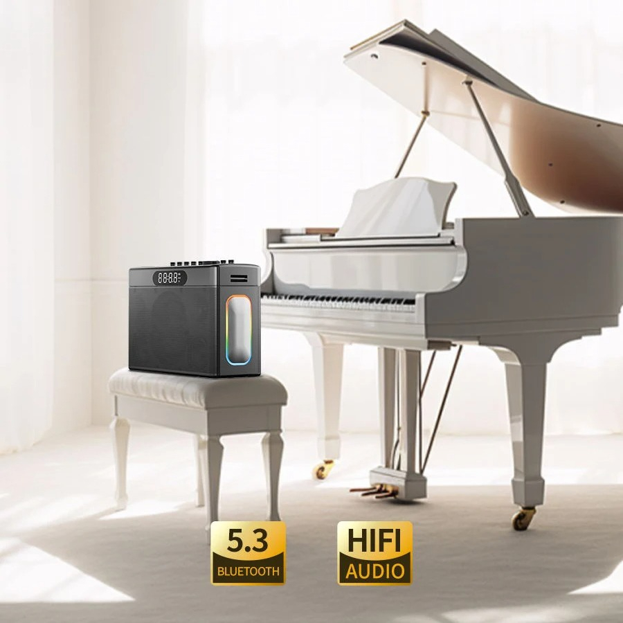 جهاز كاراوكي S1127 PLUS بقوة 3 - مراجعة Karaoke Machine Portable With 2 Mic وسعره