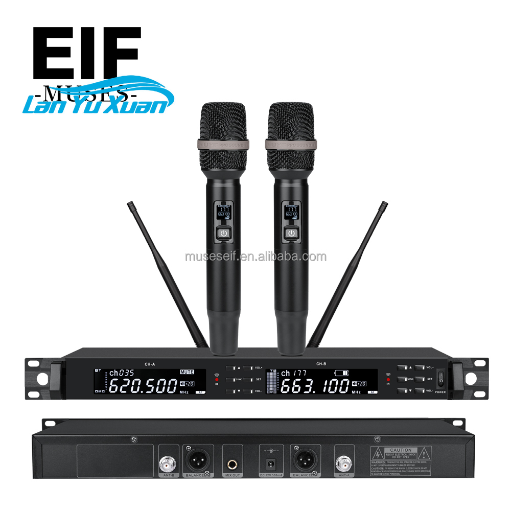 2026 أنظمة الميكروفون اللاسلكي - مراجعة Uhf Wireless Microphone System Dual Channel وسعره