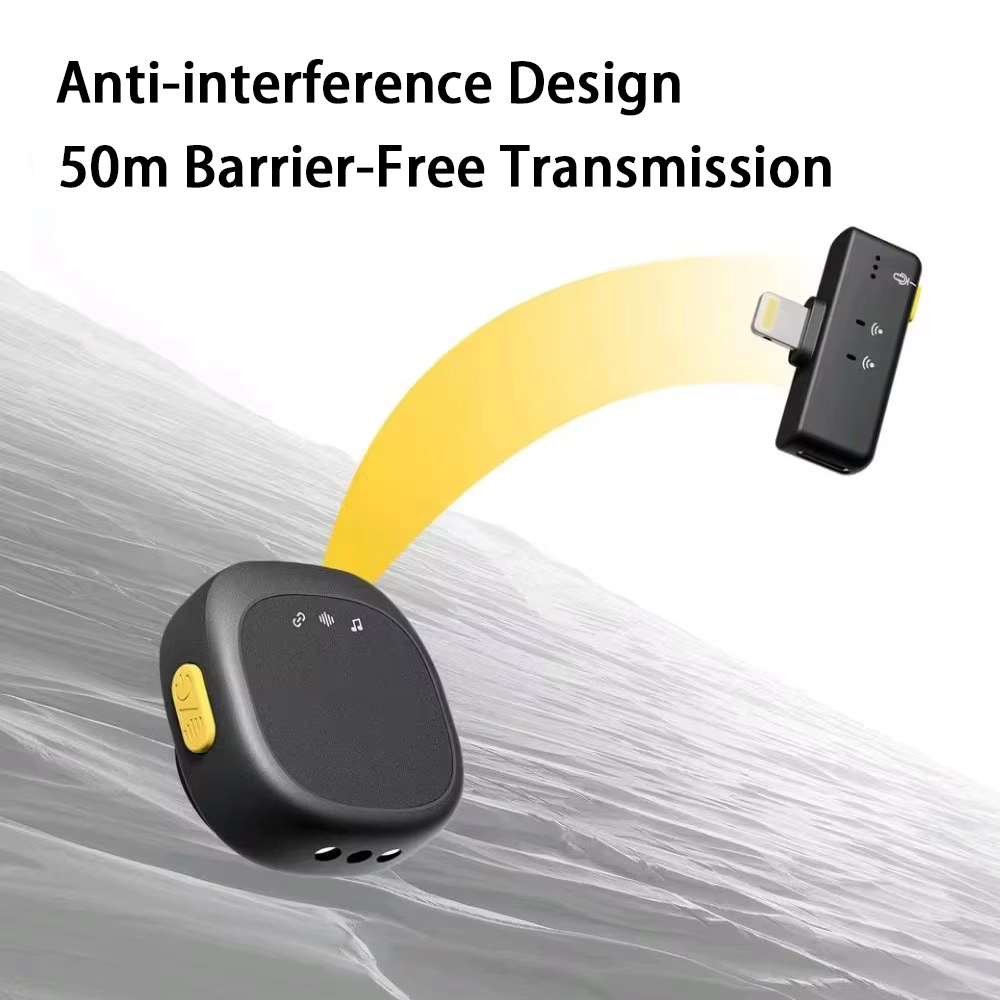 ميكروفون لافالييه لاسلكي بزر م - مراجعة Wireless Lavalier Microphone Dual Receiver وسعره