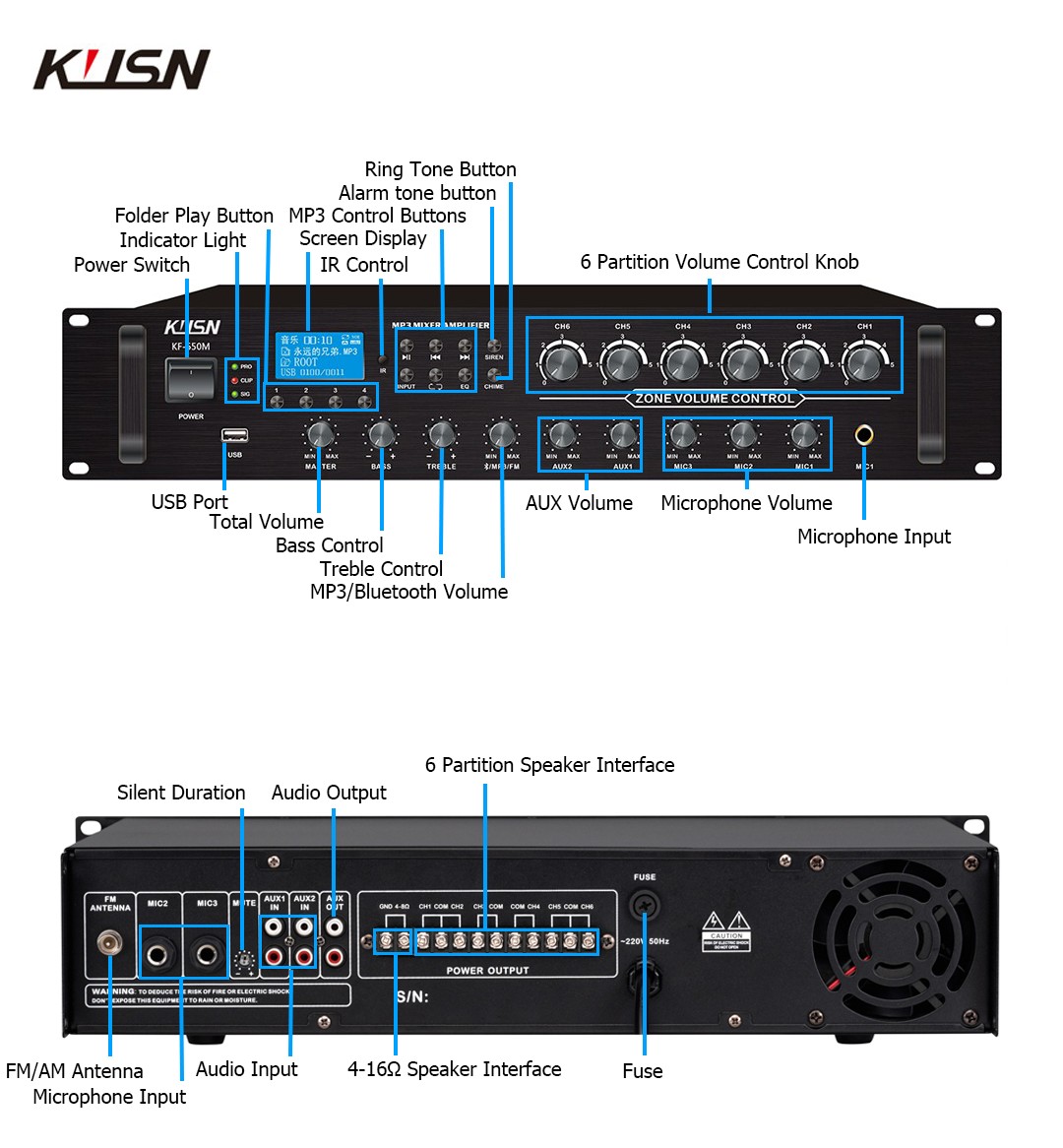 مضخم صوت احترافي بقوة 180 واط، - مراجعة Karaoke Amplifier Mixer Bluetooth وسعره