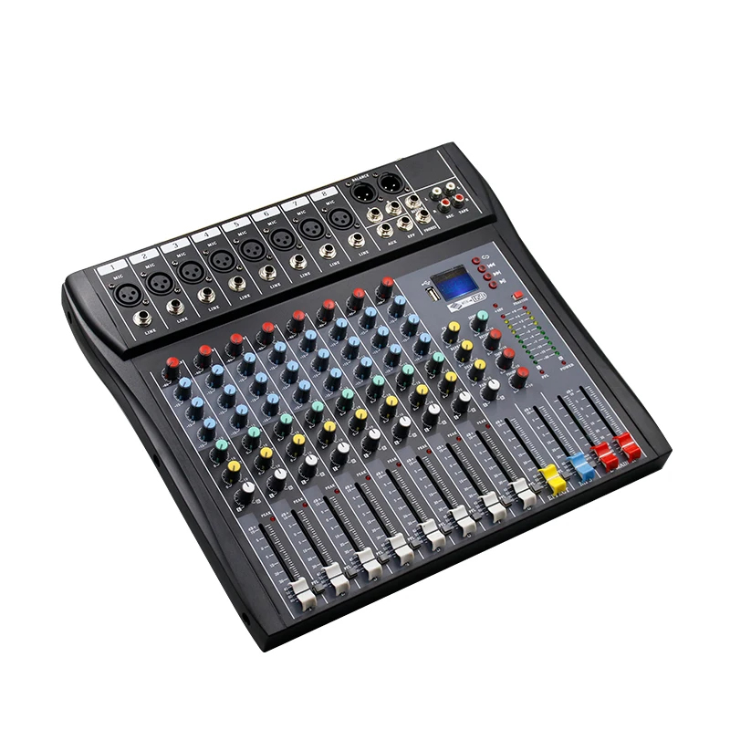 خلاط صوت 8 قنوات مع طاقة فانتو - مراجعة Karaoke Amplifier Mixer Bluetooth وسعره