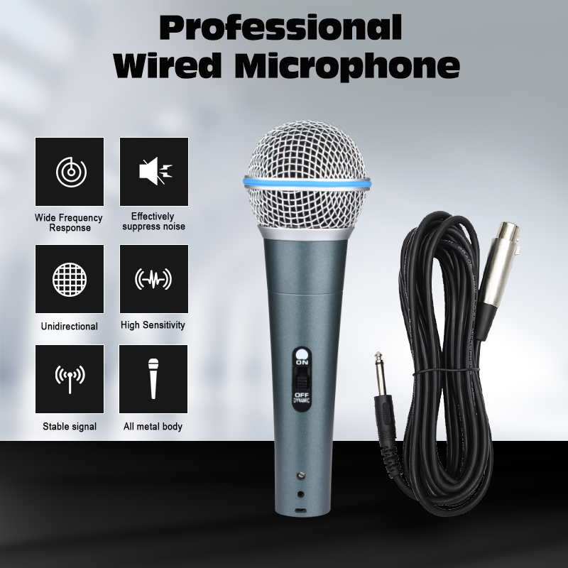 نظام ميكروفون لاسلكي ثنائي الق - مراجعة Uhf Wireless Microphone System Dual Channel وسعره