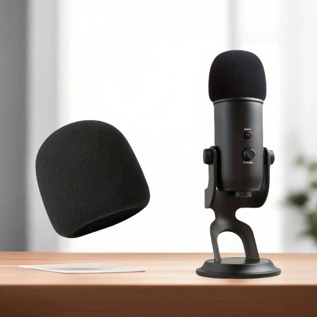 1/2/3 قطعة غطاء إسفنجي للميكرو - مراجعة Microphone Pop Filter Foam Windscreen وسعره