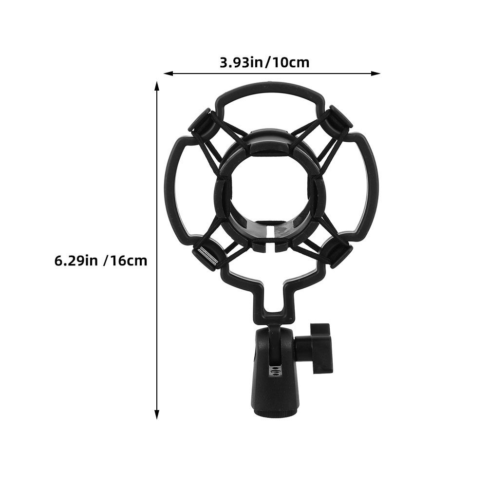 حامل ميكروفون مكثف احترافي عال - مراجعة Microphone Shock Mount Universal وسعره