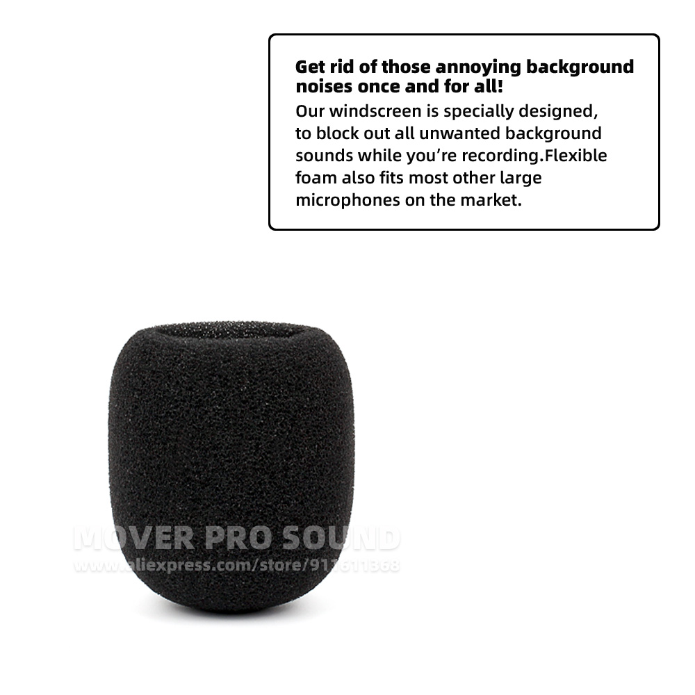 متوافق مع مسجلات سوني PCM-A10  - مراجعة Microphone Pop Filter Foam Windscreen وسعره