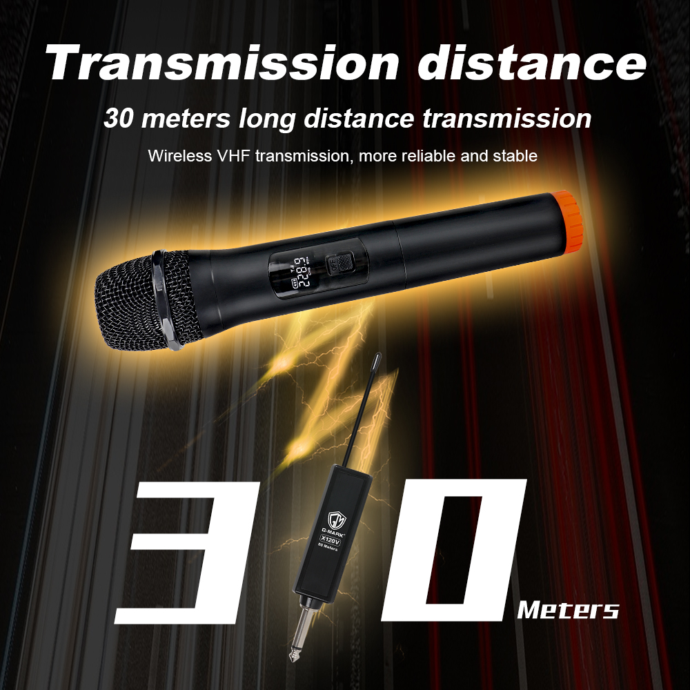 ميكروفون G-MARK X110V لاسلكي ل - مراجعة Rechargeable Wireless Mic Lithium Battery وسعره