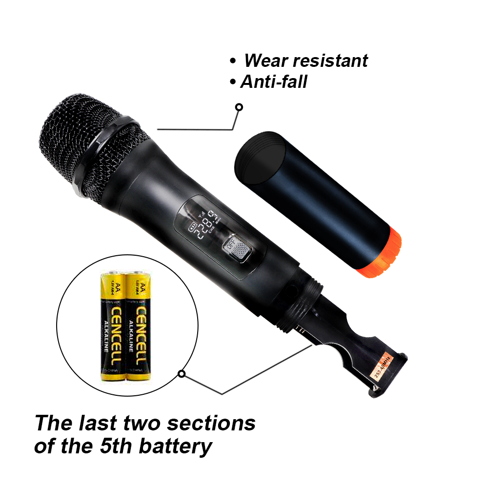 ميكروفون G-MARK X110V لاسلكي ل - مراجعة Rechargeable Wireless Mic Lithium Battery وسعره