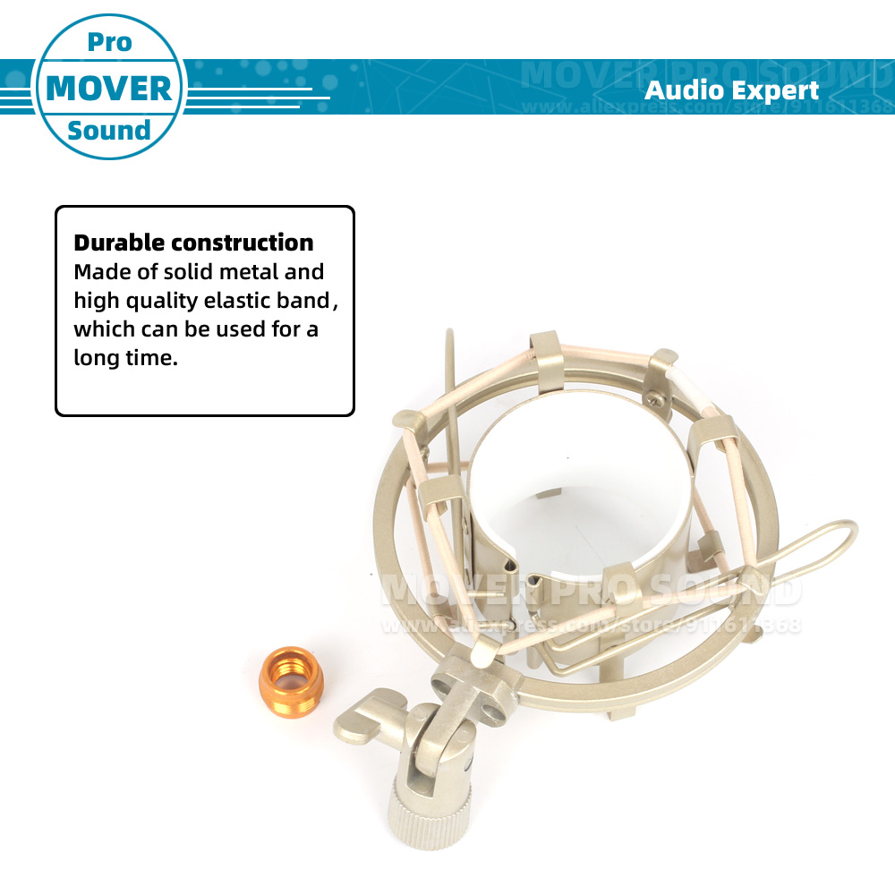 مكافحة الاهتزاز تعليق منصة الم - مراجعة Microphone Shock Mount Universal وسعره