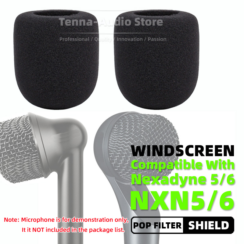 فلتر رغوي لحماية الميكروفون من - مراجعة Microphone Pop Filter Foam Windscreen وسعره