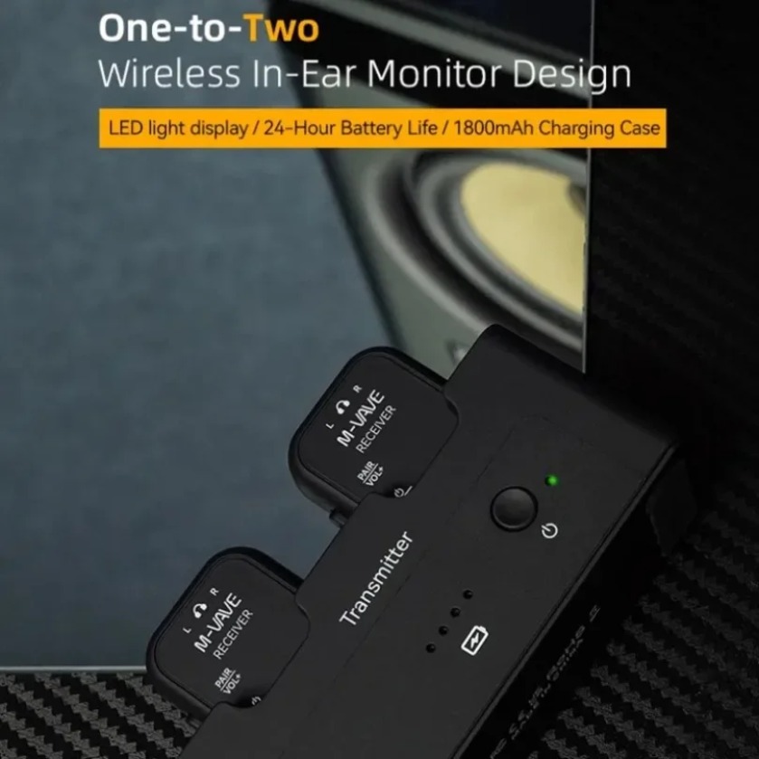 نظام مراقبة الصوت اللاسلكي M-V - مراجعة Wireless Lavalier Microphone Dual Receiver وسعره