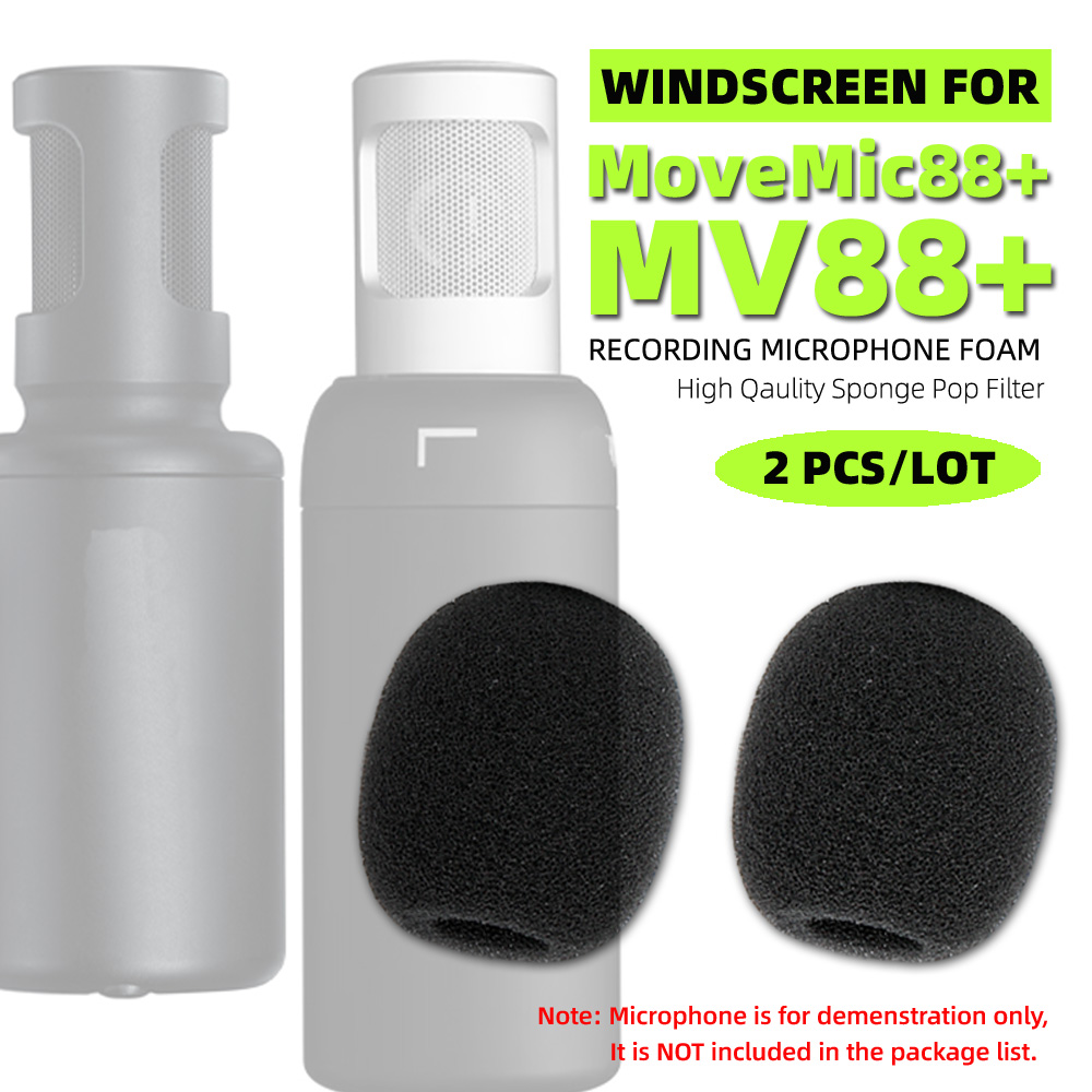 غطاء إسفنجي للميكروفون متوافق  - مراجعة Microphone Pop Filter Foam Windscreen وسعره