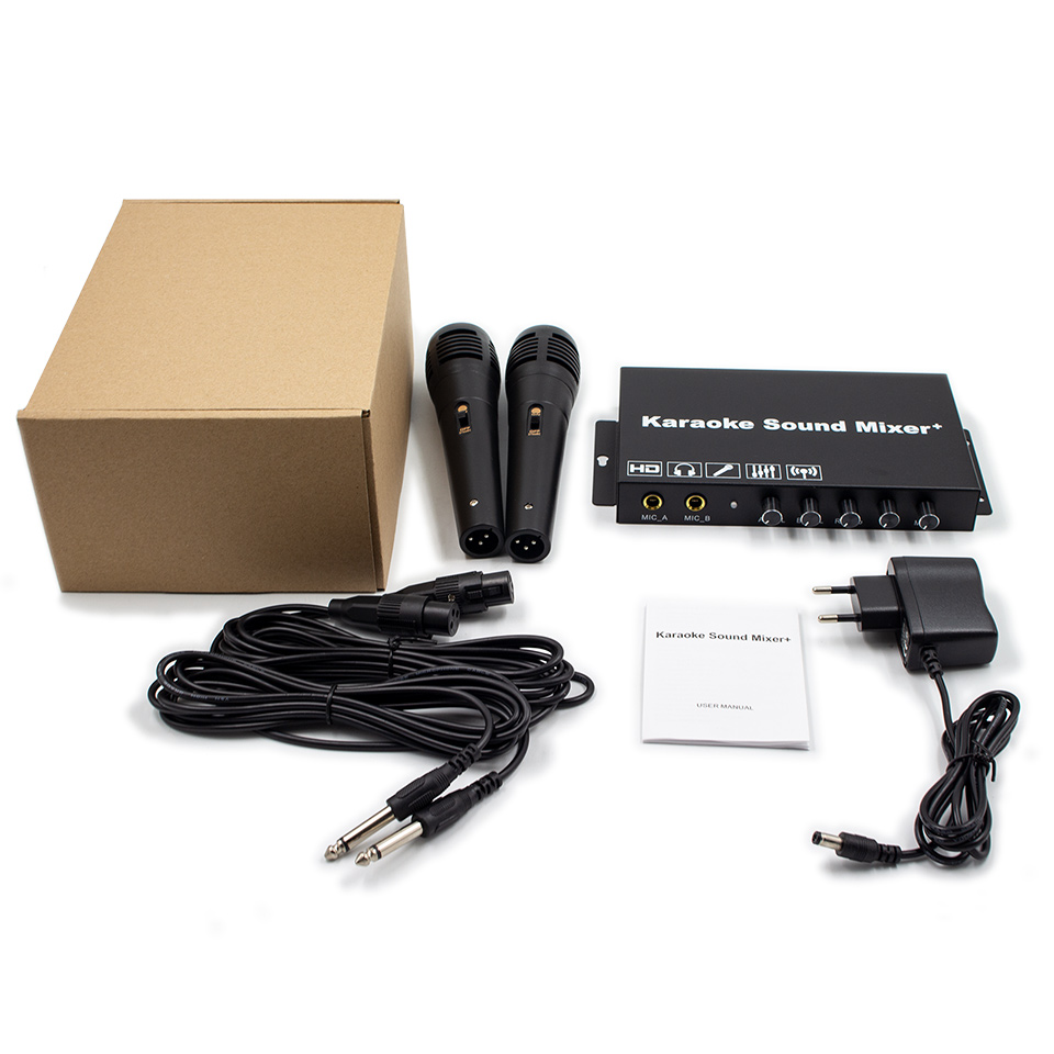 نظام مزج صوتي احترافي للكاراوك - مراجعة Karaoke Amplifier Mixer Bluetooth وسعره
