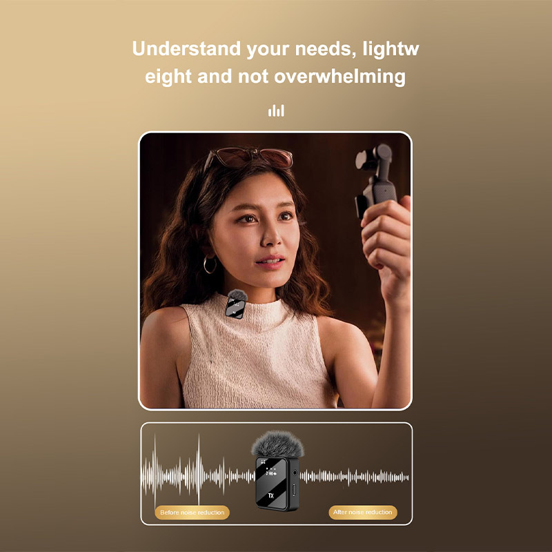 ميكروفون لافالير لاسلكي F15 3  - مراجعة Wireless Lavalier Microphone Dual Receiver وسعره
