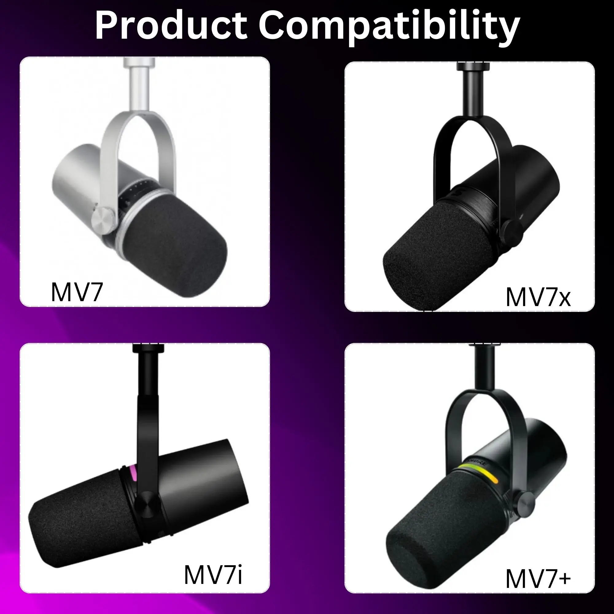 غطاء رغوي للميكروفون MV7 من شو - مراجعة Microphone Pop Filter Foam Windscreen وسعره