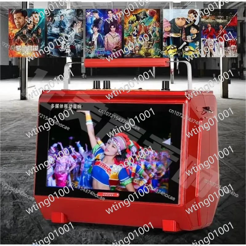 جهاز كاريوكي مع شاشة عرض كلمات - مراجعة Karaoke Machine Portable With 2 Mic وسعره