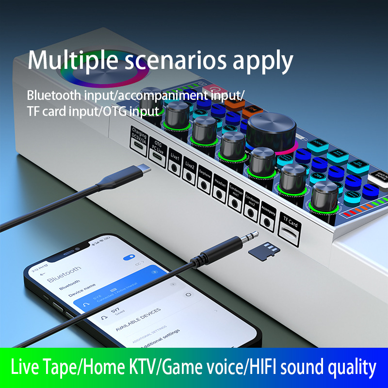 SY8 البث المباشر كارت الصوت سم - مراجعة Karaoke Machine Portable With 2 Mic وسعره