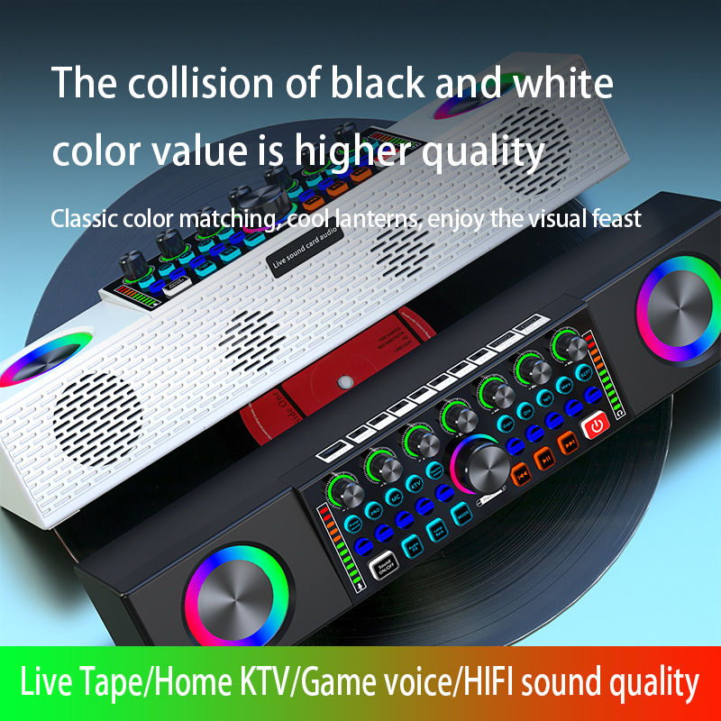 SY8 البث المباشر كارت الصوت سم - مراجعة Karaoke Machine Portable With 2 Mic وسعره