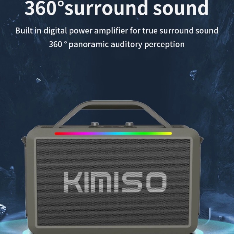 مكبر صوت بلوتوث لاسلكي محمول أ - مراجعة Karaoke Machine Portable With 2 Mic وسعره