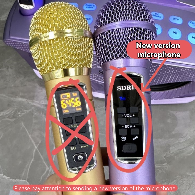 SD306Plus المهنية آلة الكاريوك - مراجعة Karaoke Machine Portable With 2 Mic وسعره
