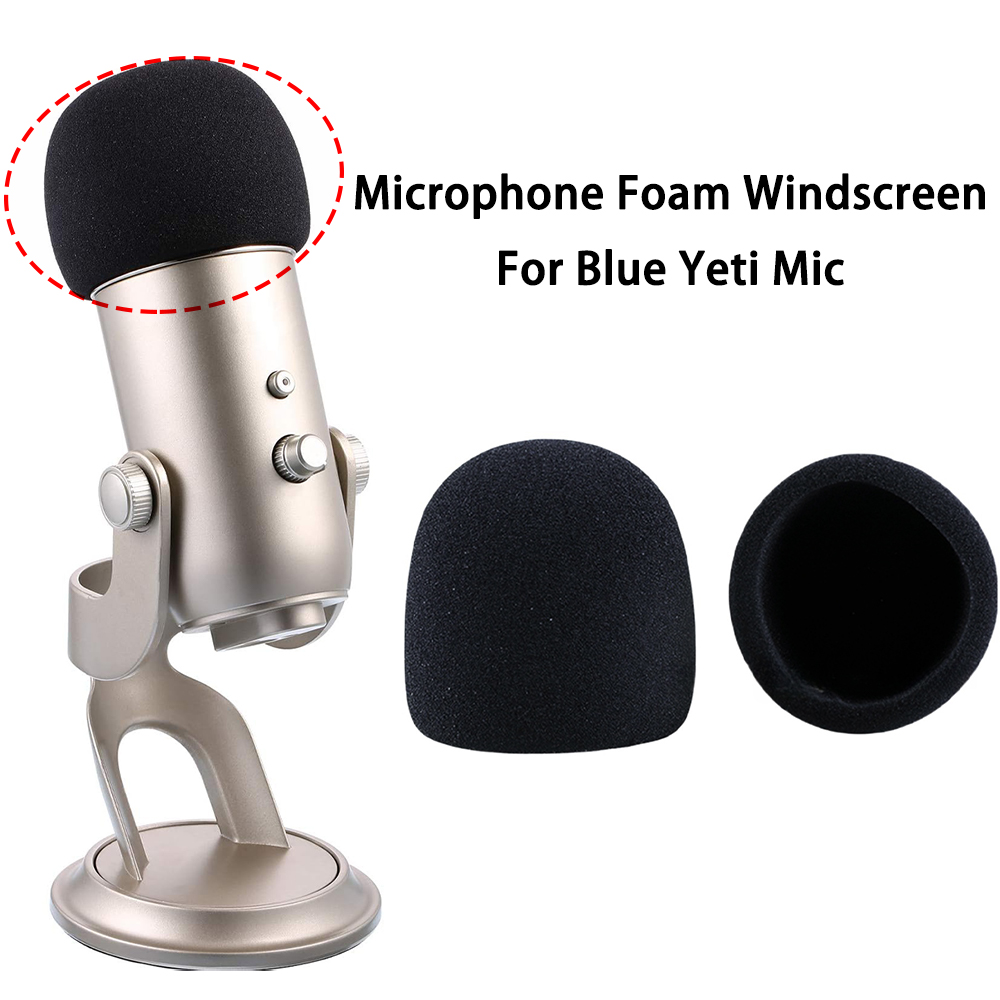 غطاء إسفنجي للميكروفون، زجاج أ - مراجعة Microphone Pop Filter Foam Windscreen وسعره