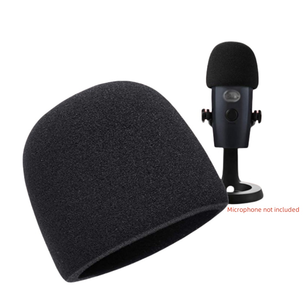 غطاء إسفنجي للميكروفون، زجاج أ - مراجعة Microphone Pop Filter Foam Windscreen وسعره
