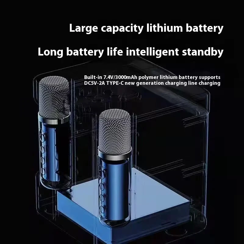 # ماكينة كاريوكي محمولة مزدوجة - مراجعة Karaoke Machine Portable With 2 Mic وسعره
