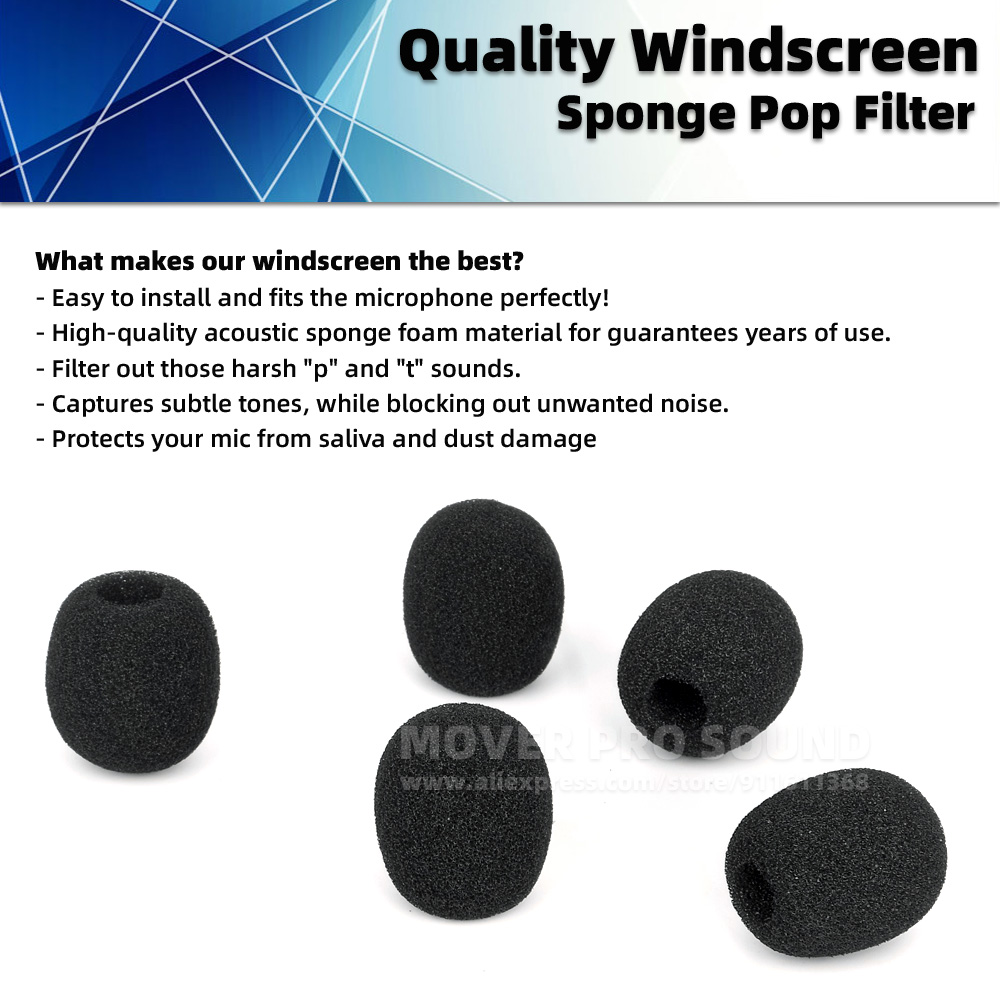 متوافق مع Shure PGA31 SM35 PGA - مراجعة Microphone Pop Filter Foam Windscreen وسعره