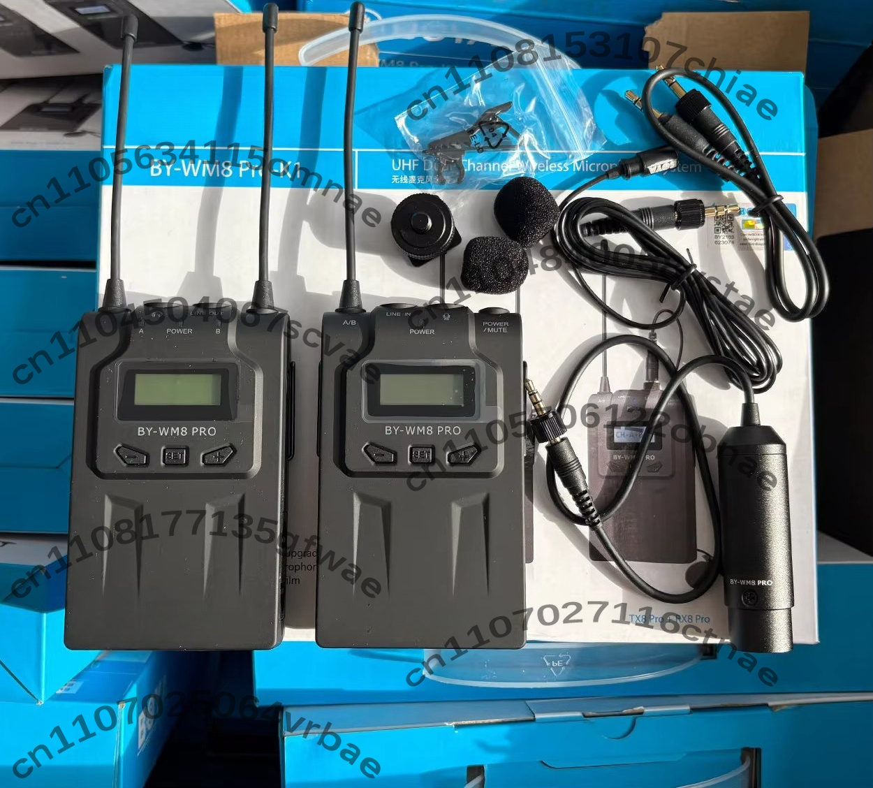 نظام ميكروفون لافالييه لاسلكي  - مراجعة Wireless Lavalier Microphone Dual Receiver وسعره