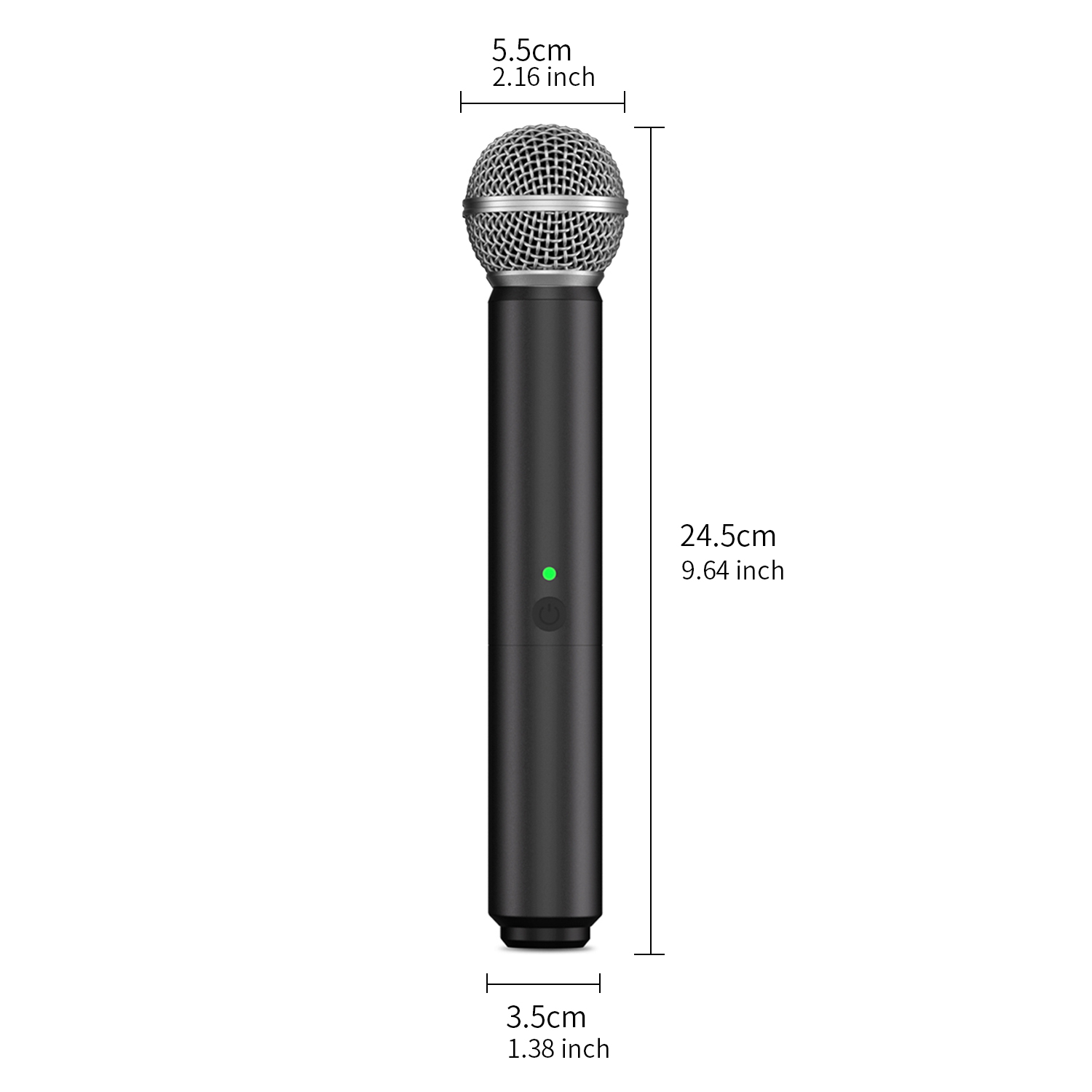 ميكروفون لاسلكي G-MARK UHF للك - مراجعة Rechargeable Wireless Mic Lithium Battery وسعره