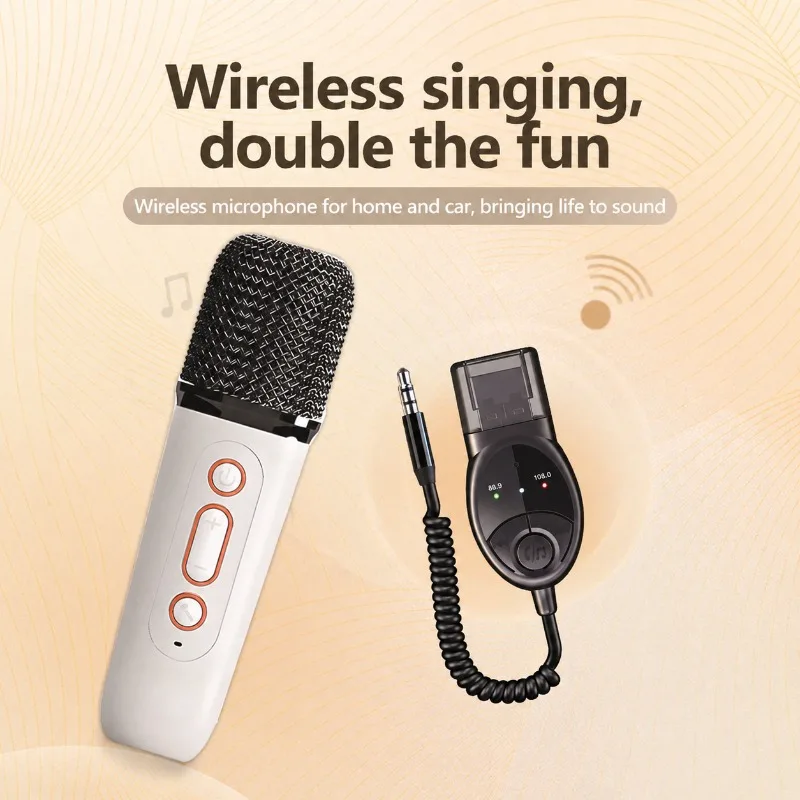ميكروفون مدمج مع مكبر صوت، ميك - مراجعة Bluetooth Karaoke Microphone Handheld وسعره