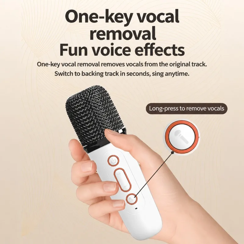 ميكروفون مدمج مع مكبر صوت، ميك - مراجعة Bluetooth Karaoke Microphone Handheld وسعره