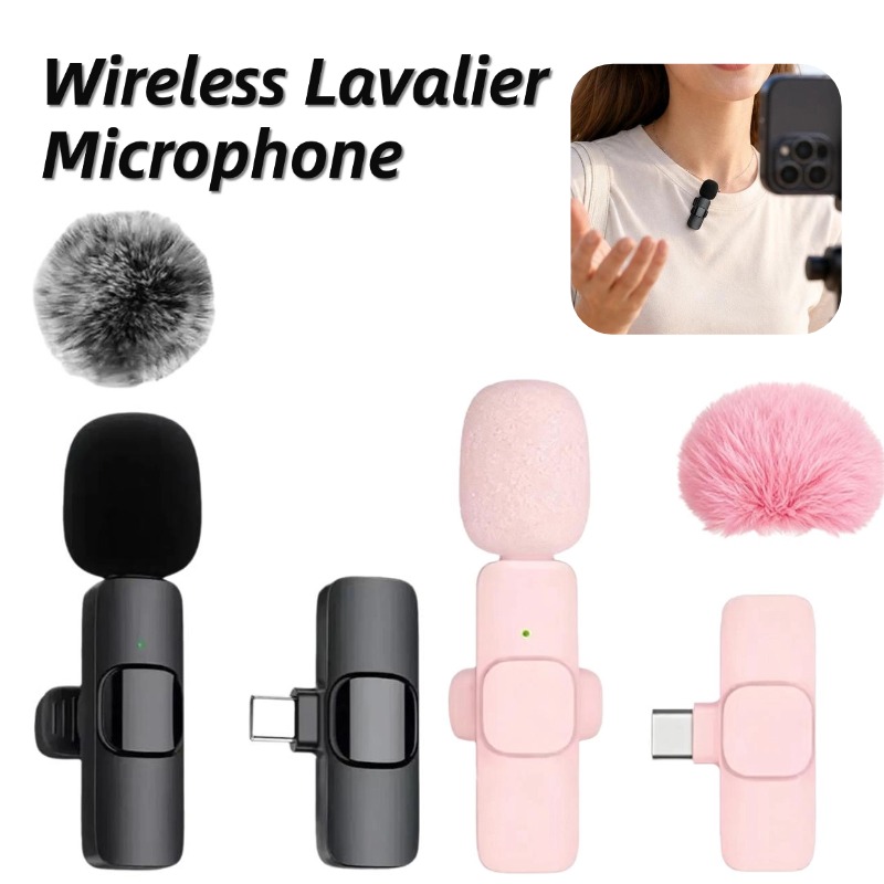 ميكروفون لافالييه لاسلكي مزدوج - مراجعة Wireless Lavalier Microphone Dual Receiver وسعره