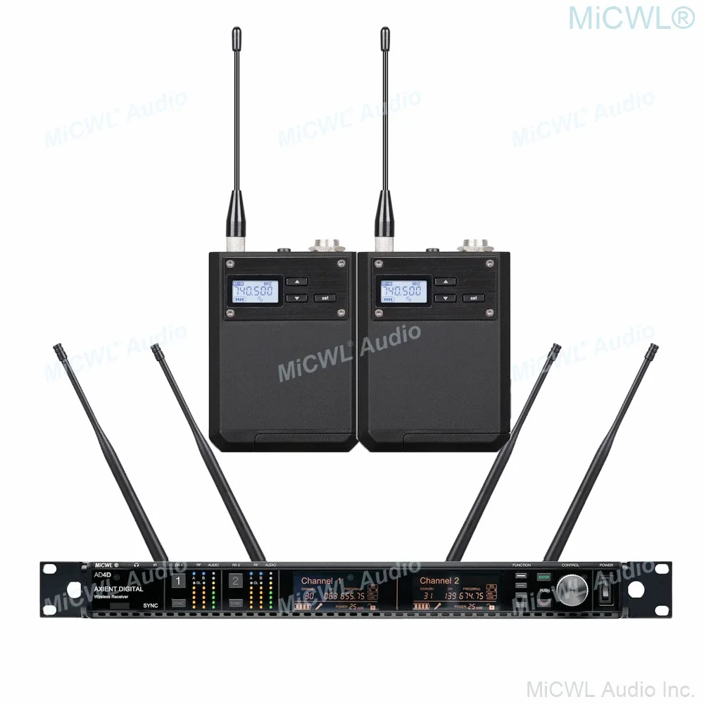 نظام ميكروفون لاسلكي احترافي W - مراجعة Uhf Wireless Microphone System Dual Channel وسعره
