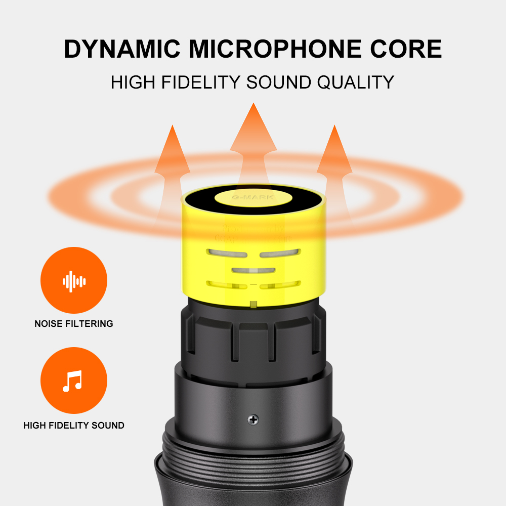 ميكروفون لاسلكي G-MARK X220U U - مراجعة Rechargeable Wireless Mic Lithium Battery وسعره